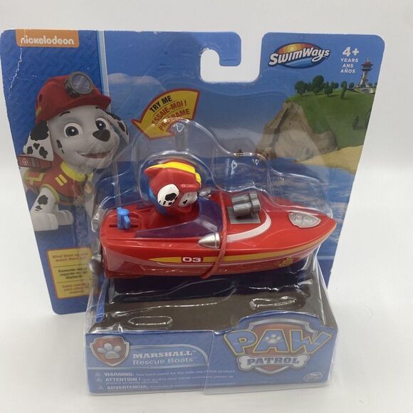 Swimways Nickelodeon Paw Patrol Marshall Rescue Boat - Picture 4 of 6